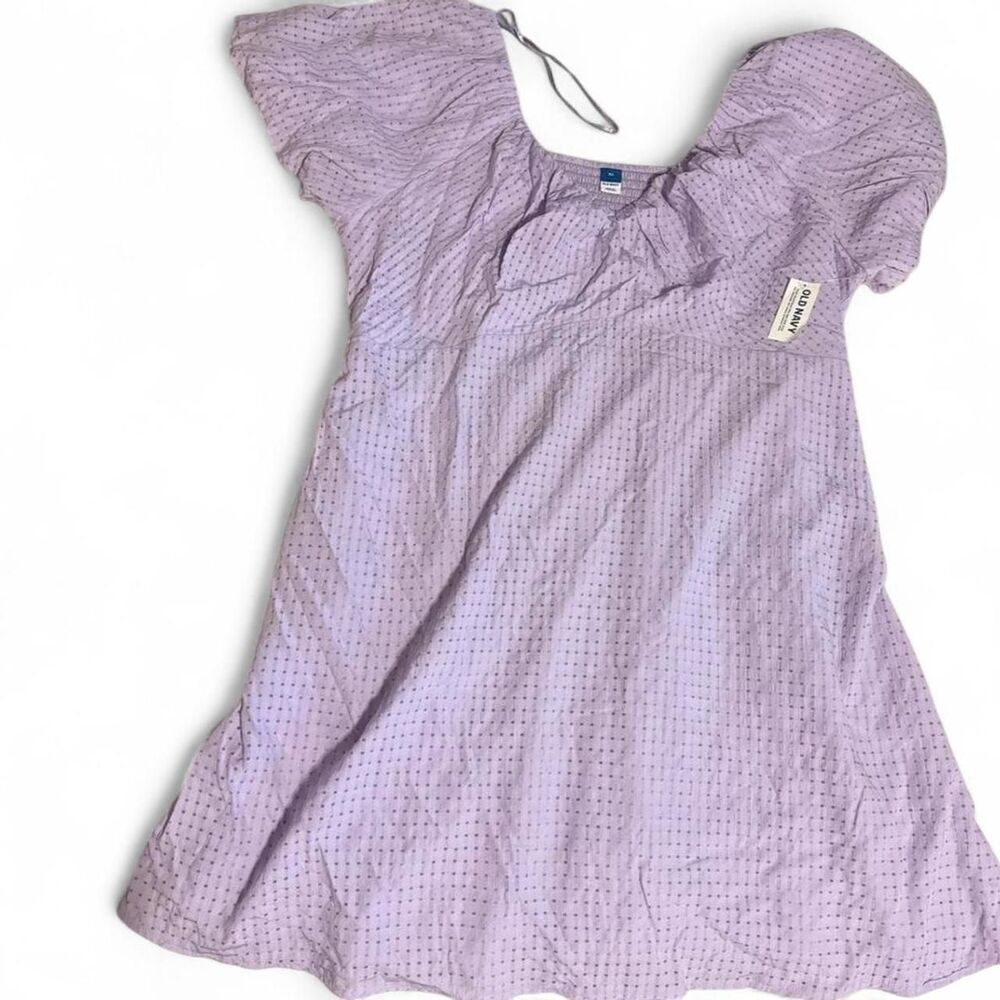 Old Navy Lavender Swiss Dot Dress | Women's XL (16–18) | New With Tags
